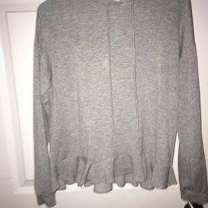 Grey long sleeve hoodie!